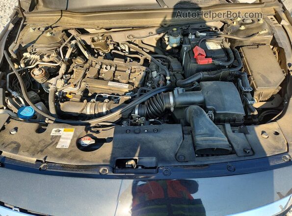 1HGCV1F32KA139650 2019 HONDA ACCORD Черный Вид задней части салона