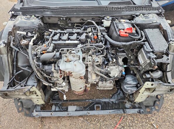 1HGCV1F32KA157372 2019 HONDA ACCORD Black Rear interior view
