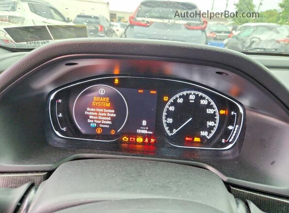 1HGCV1F32KA157372 2019 HONDA ACCORD Black Instrument cluster view