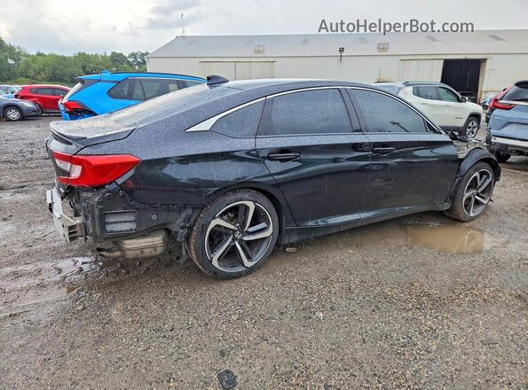 1HGCV1F32KA157372 2019 HONDA ACCORD Black Rear right