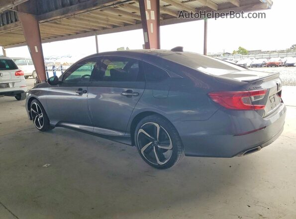1HGCV1F32LA035824 2020 HONDA ACCORD Gray Задня ліва чверть