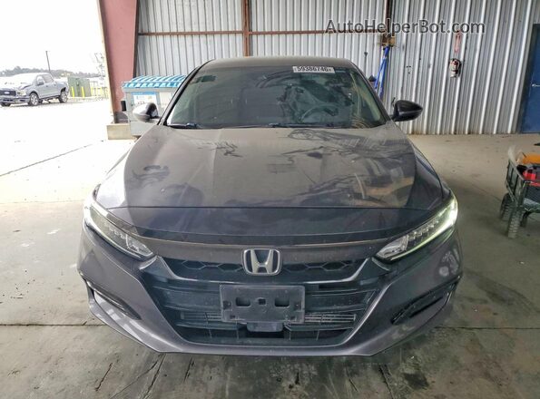 1HGCV1F32LA035824 2020 HONDA ACCORD Gray Вид спереду