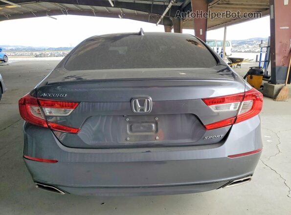 1HGCV1F32LA035824 2020 HONDA ACCORD Gray Вид ззаду