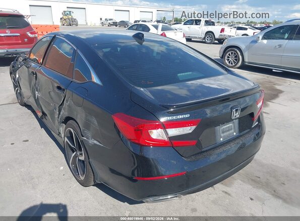 1HGCV1F32LA146700 2020 HONDA ACCORD Black Rear left