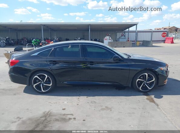 1HGCV1F32LA146700 2020 HONDA ACCORD Black Rear interior view