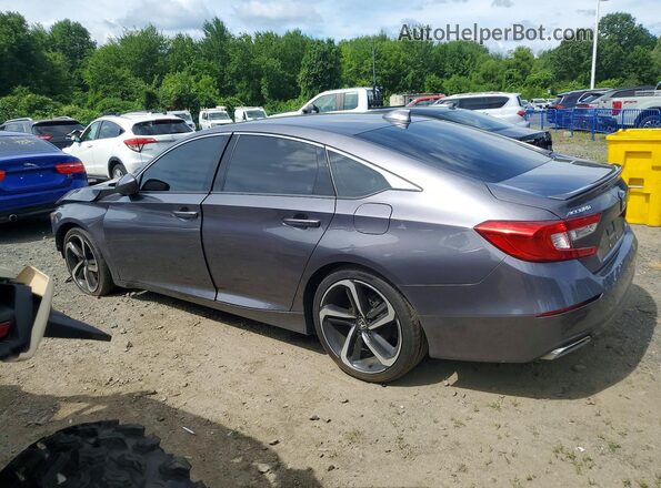 1HGCV1F32LA158202 2020 HONDA ACCORD Charcoal Tył lewy