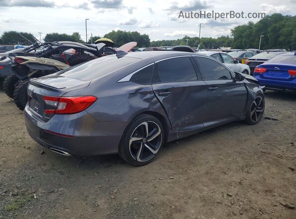 1HGCV1F32LA158202 2020 HONDA ACCORD Charcoal Tył prawy