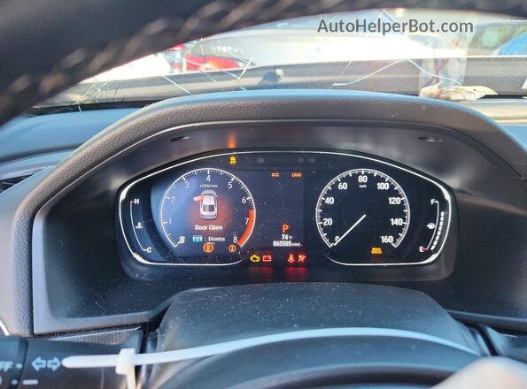 1HGCV1F32LA158202 2020 HONDA ACCORD Charcoal Widok zestawu wskaźników