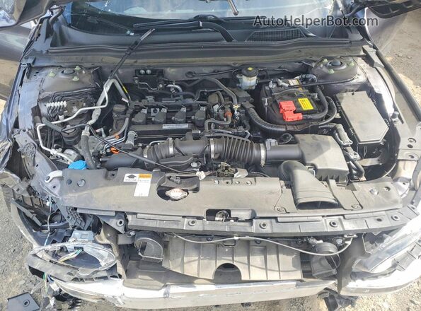 1HGCV1F32LA158202 2020 HONDA ACCORD Charcoal Widok wnętrza z tyłu