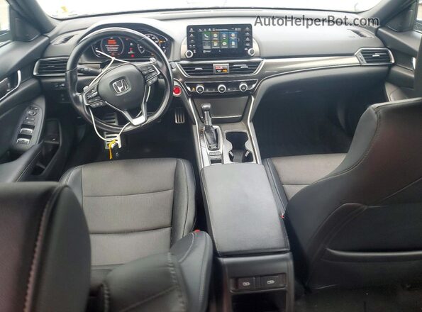 1HGCV1F32MA017423 2021 HONDA ACCORD Silver წინა პანელის ხედი