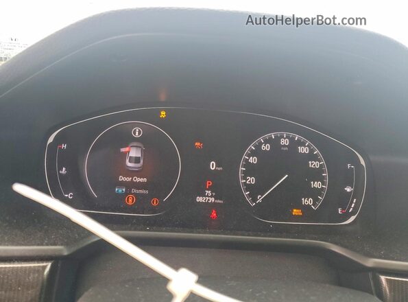 1HGCV1F32MA017423 2021 HONDA ACCORD Silver ხელსაწყოთა პანელის ხედი