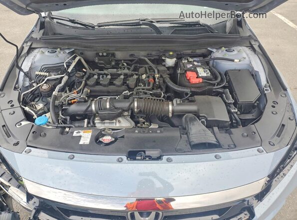 1HGCV1F32MA017423 2021 HONDA ACCORD Silver უკანა სალონის ხედი