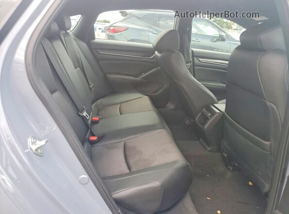 1HGCV1F32MA017423 2021 HONDA ACCORD Silver უკანა სავარძლების ხედი
