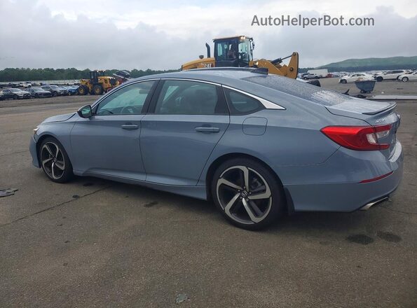1HGCV1F32MA017423 2021 HONDA ACCORD Silver უკანა მარცხენა