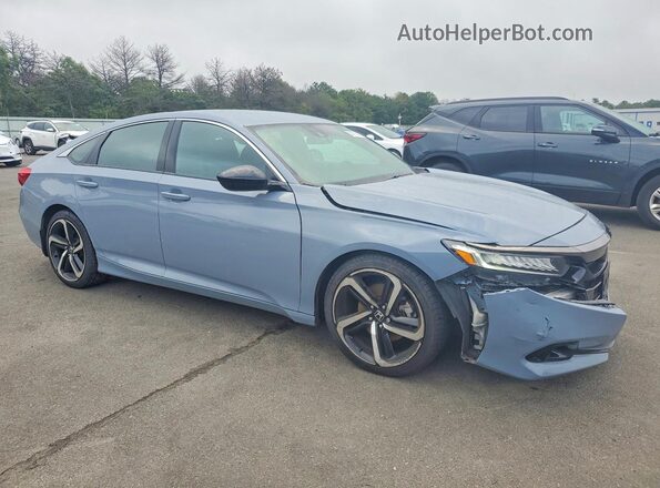 1HGCV1F32MA017423 2021 HONDA ACCORD Silver წინა მარჯვენა