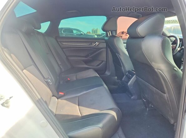 1HGCV1F32NA001904 2022 HONDA ACCORD Белый Вид задних сидений