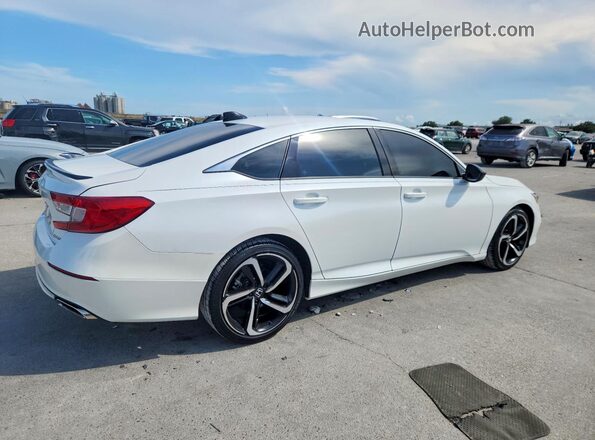 1HGCV1F32NA001904 2022 HONDA ACCORD Белый Задняя правая четверть