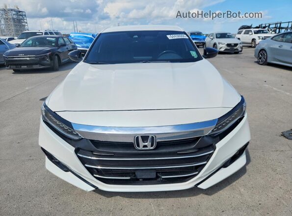1HGCV1F32NA001904 2022 HONDA ACCORD Белый Вид спереди