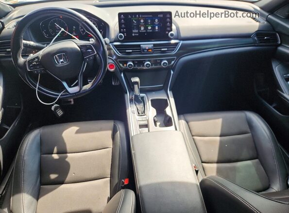 1HGCV1F32NA001904 2022 HONDA ACCORD Белый Вид панели приборов