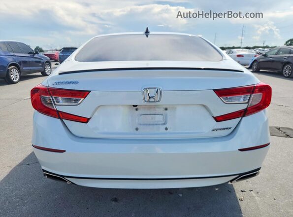1HGCV1F32NA001904 2022 HONDA ACCORD Белый Вид сзади