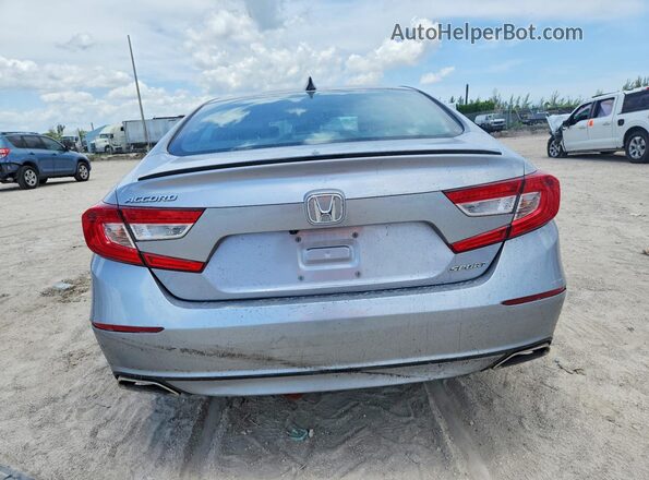 1HGCV1F32NA012613 2022 HONDA ACCORD Silver Вид ззаду