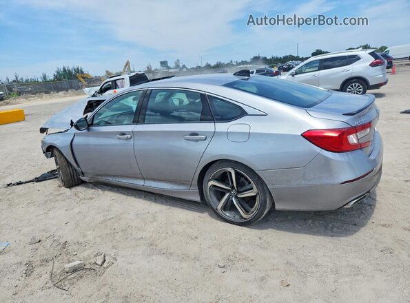 1HGCV1F32NA012613 2022 HONDA ACCORD Silver Задня ліва чверть