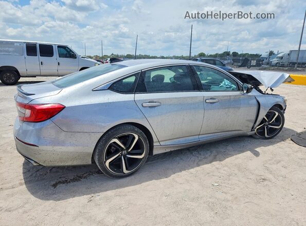 1HGCV1F32NA012613 2022 HONDA ACCORD Silver Задня права чверть