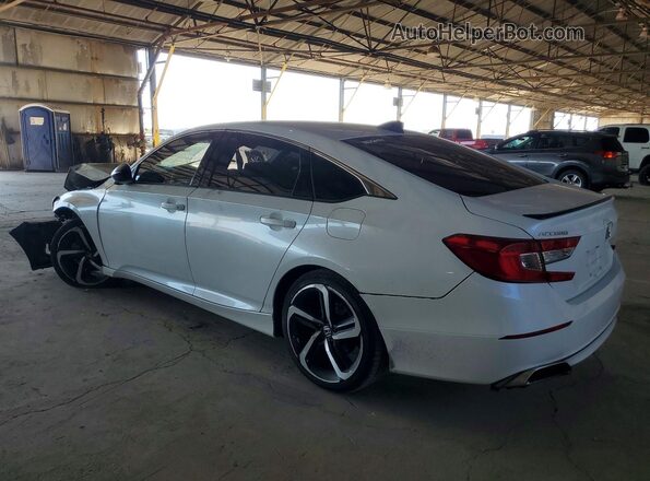 1HGCV1F32NA084752 2022 HONDA ACCORD White Задня ліва чверть