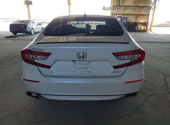 1HGCV1F32NA084752 2022 HONDA ACCORD White Вид ззаду