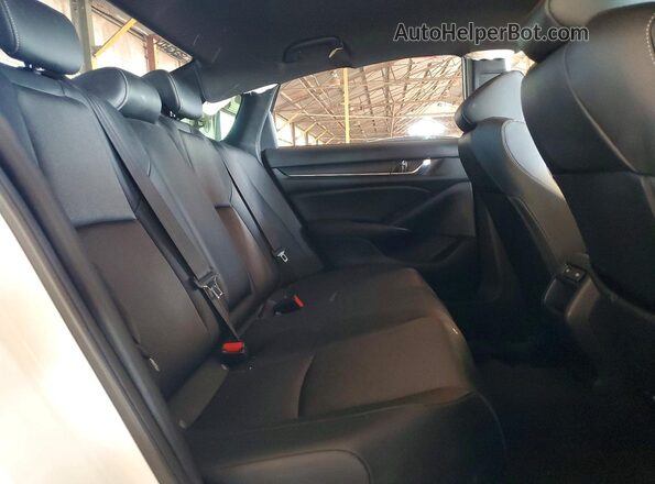 1HGCV1F32NA084752 2022 HONDA ACCORD White Вид задніх сидінь