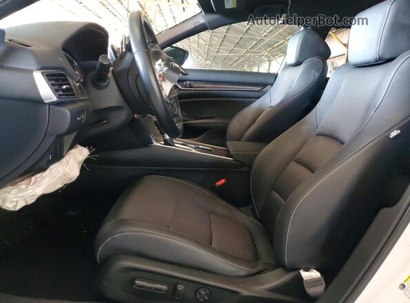 1HGCV1F32NA084752 2022 HONDA ACCORD White Вид салону спереду