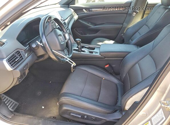 1HGCV1F33KA102722 2019 HONDA ACCORD Silver Вид салону спереду