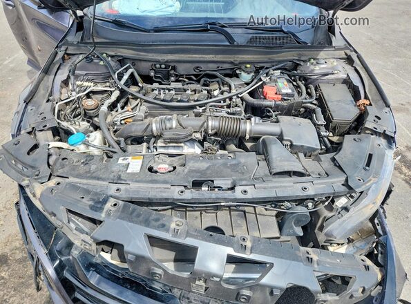 1HGCV1F33KA120542 2019 HONDA ACCORD Gray Widok wnętrza z tyłu