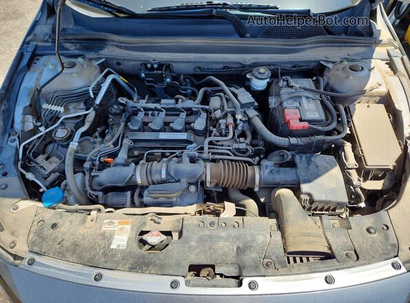 1HGCV1F33LA038831 2020 HONDA ACCORD Silver Vista interior trasera