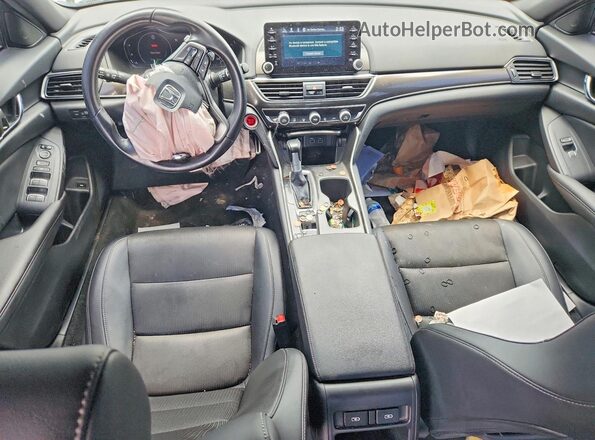 1HGCV1F33MA090543 2021 HONDA ACCORD Black Vista del salpicadero