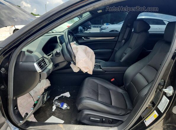 1HGCV1F33MA090543 2021 HONDA ACCORD Black Vista interior delantera