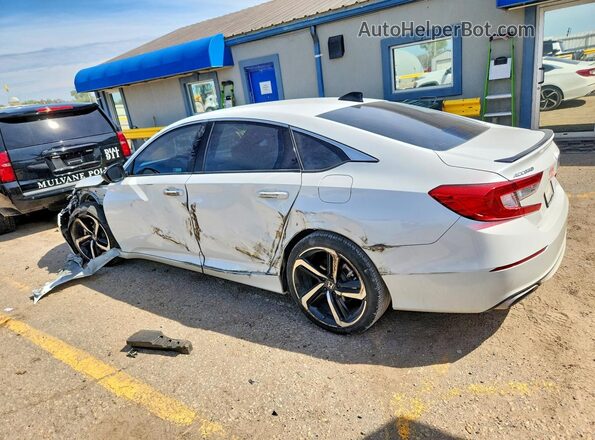 1HGCV1F33NA084792 2022 HONDA ACCORD White Հետևի ձախ