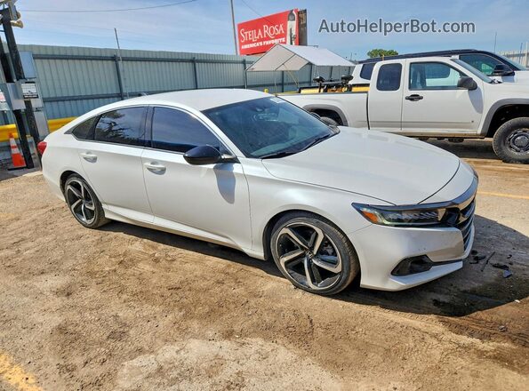 1HGCV1F33NA084792 2022 HONDA ACCORD White Առջևի աջ