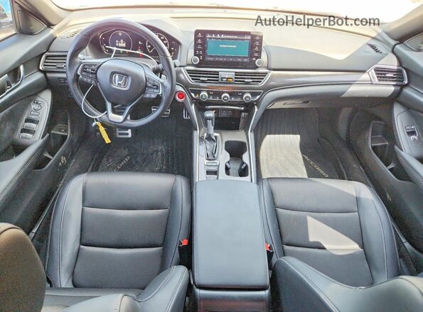 1HGCV1F33NA084792 2022 HONDA ACCORD White Առջևի վահանակի տեսք