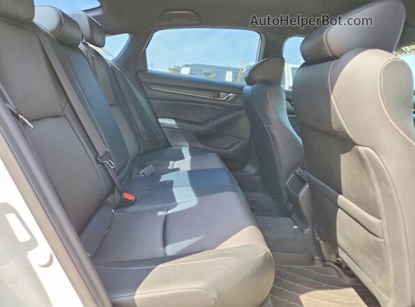 1HGCV1F33NA084792 2022 HONDA ACCORD White Հետևի նստատեղերի տեսք