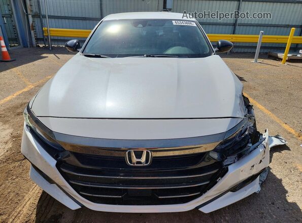 1HGCV1F33NA084792 2022 HONDA ACCORD White Դիմացի տեսք
