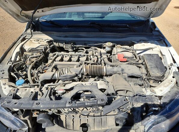 1HGCV1F34KA800675 2019 HONDA ACCORD White უკანა სალონის ხედი