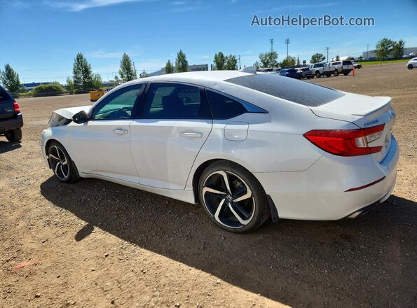 1HGCV1F34KA800675 2019 HONDA ACCORD White უკანა მარცხენა