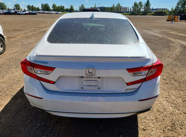 1HGCV1F34KA800675 2019 HONDA ACCORD White უკანა ხედი