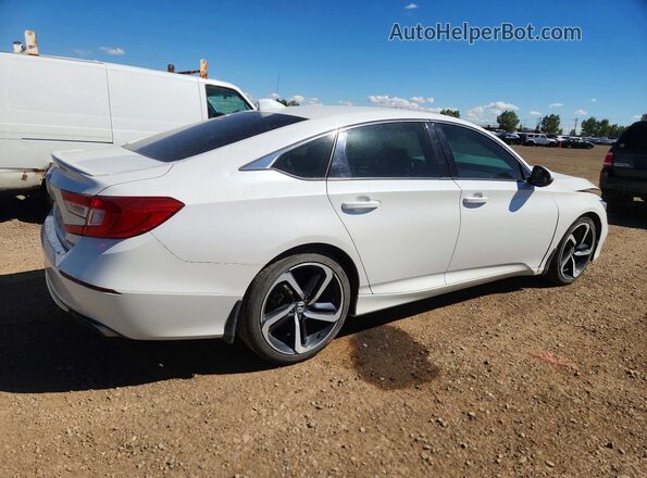 1HGCV1F34KA800675 2019 HONDA ACCORD White უკანა მარჯვენა