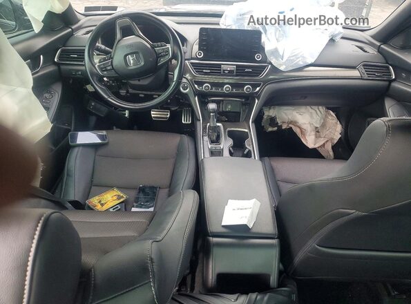 1HGCV1F34LA043858 2020 HONDA ACCORD Черный Вид панели приборов
