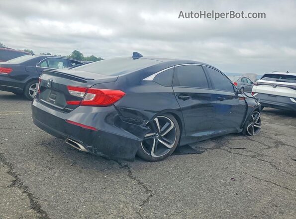 1HGCV1F34LA043858 2020 HONDA ACCORD Черный Задняя правая четверть