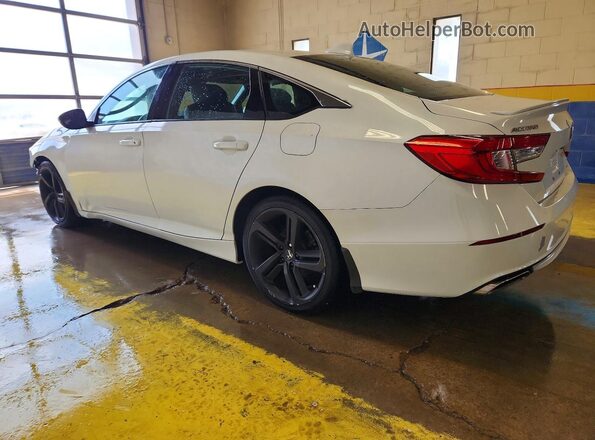1HGCV1F34LA117358 2020 HONDA ACCORD White Trasero izquierdo