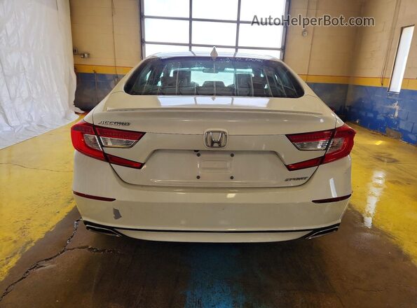 1HGCV1F34LA117358 2020 HONDA ACCORD White Vista trasera
