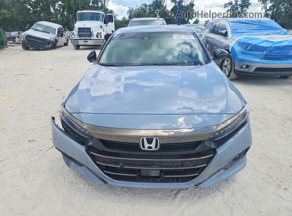 1HGCV1F34NA035780 2022 HONDA ACCORD Blue Vista frontal